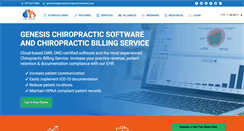 Desktop Screenshot of genesischiropracticsoftware.com